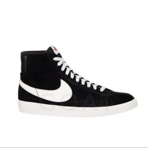 Vintage Nike black suede high tops